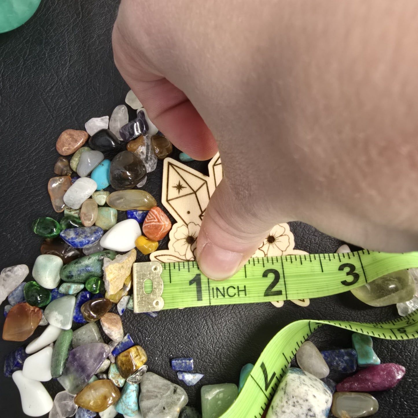 Wooden Crystal Sphere Stand