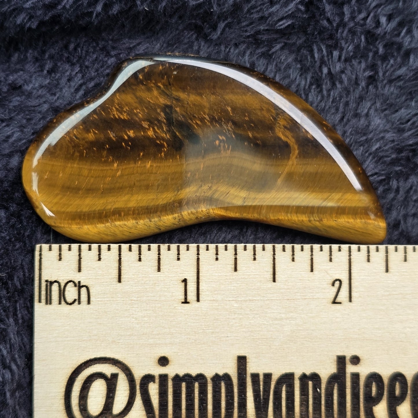 Tiger Eye Crystal Gua Sha