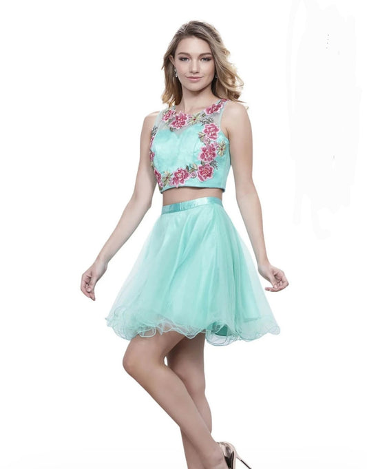 Mint 2pc dress