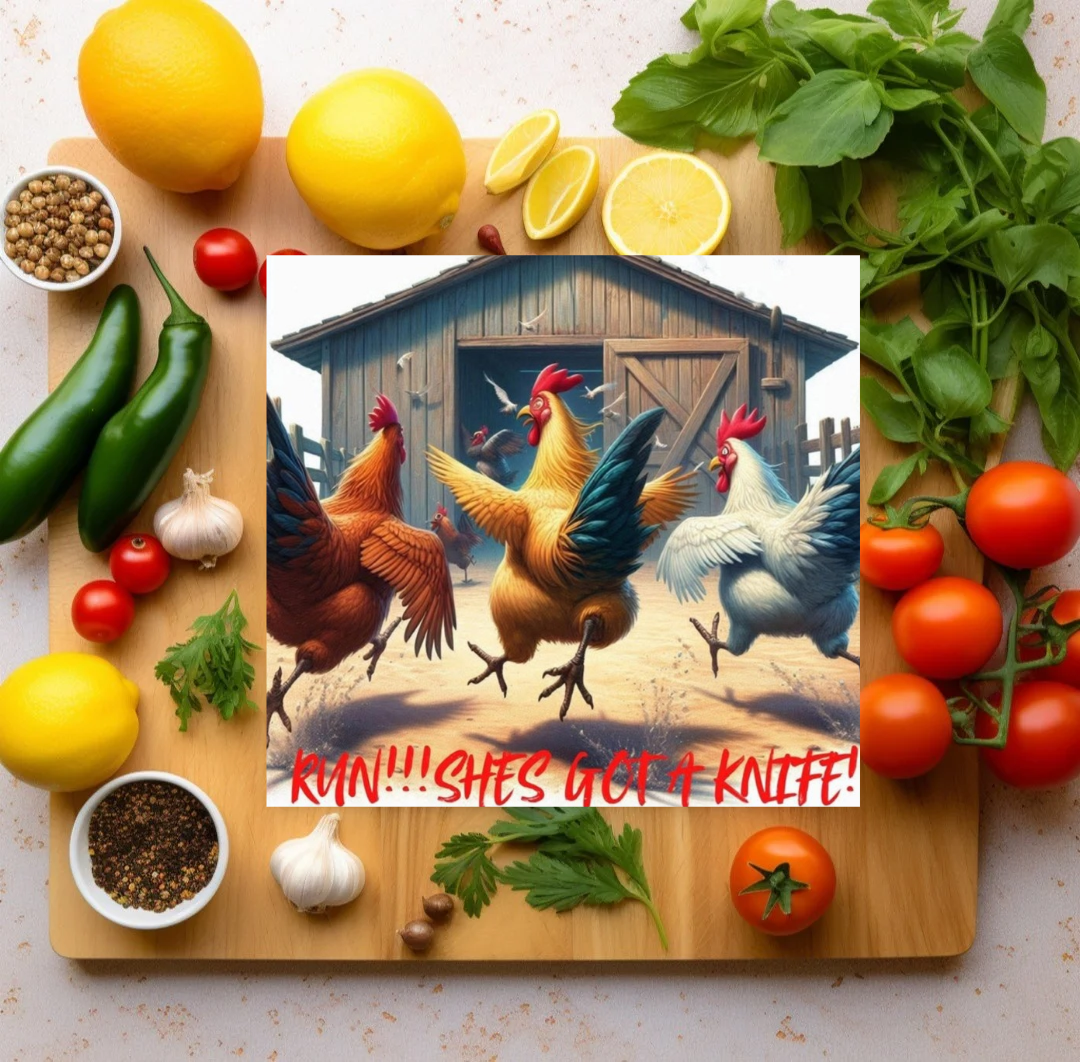 Chicken run cutting boards