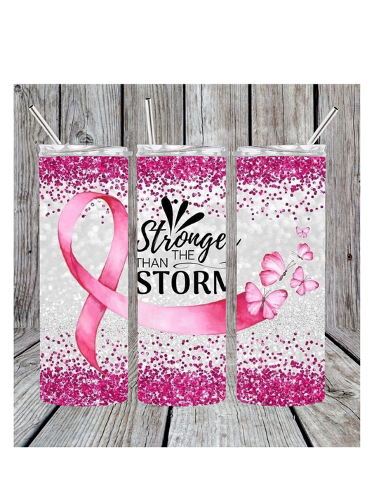Stronger than the storm tumbler
