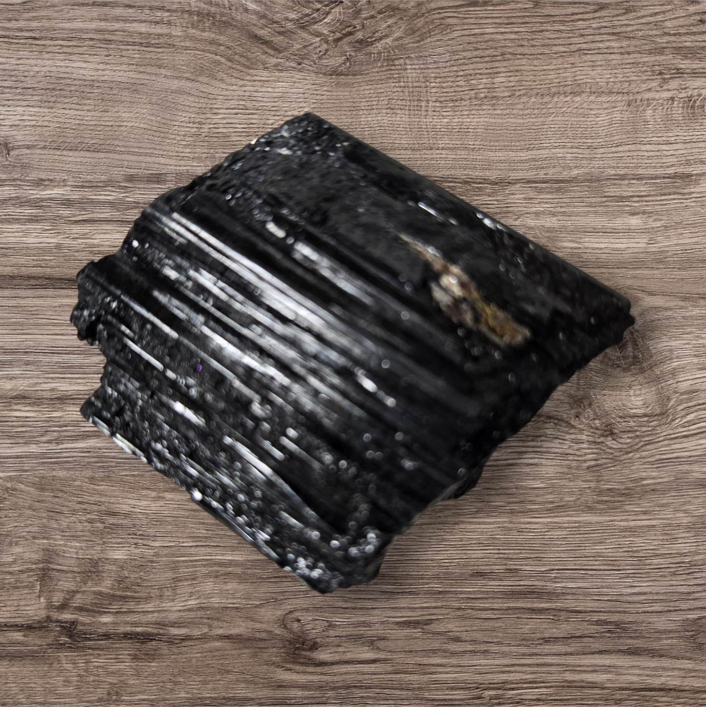 Raw black tourmaline