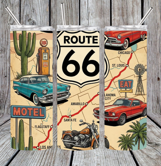 Route 66 tumbler