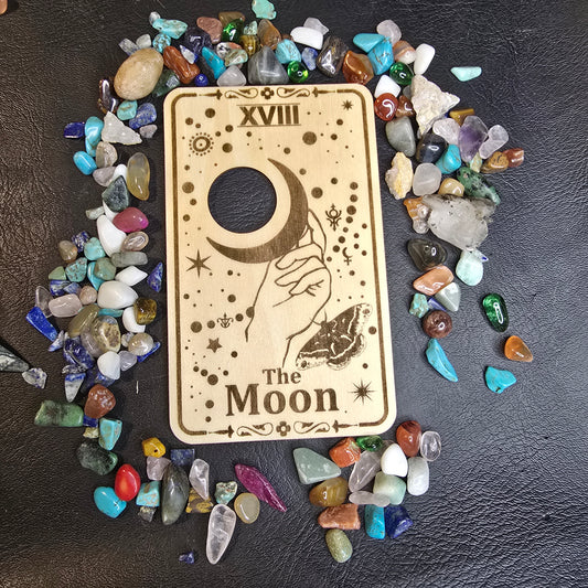 The Moon Tarot Card Sphere Stand