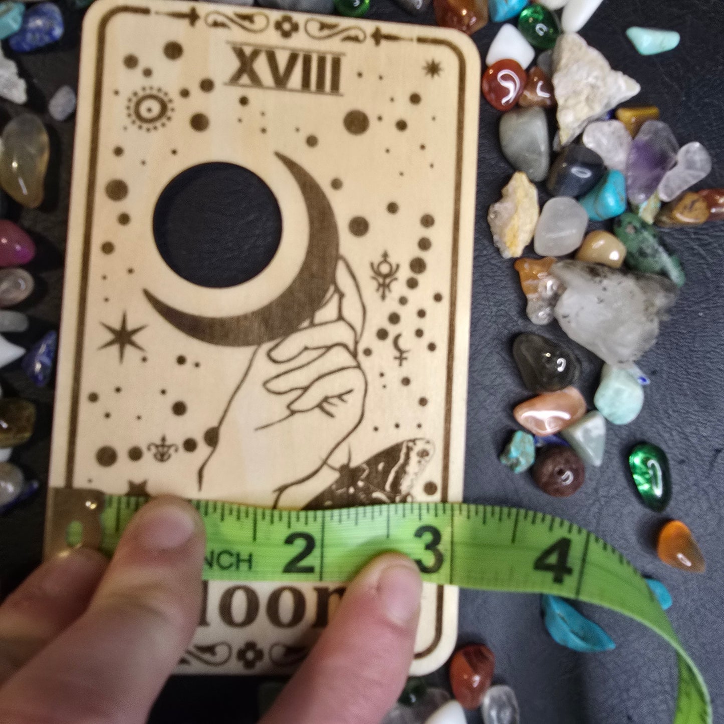 The Moon Tarot Card Sphere Stand