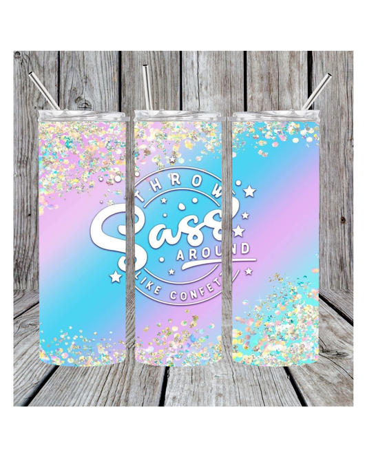 Throw sass around tumbler