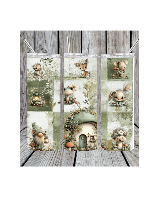 Green mushroom tumbler