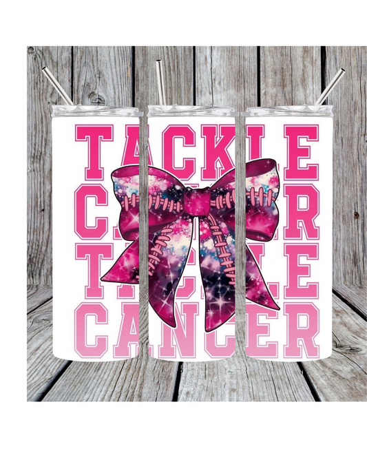 Tackle cancer tumbler