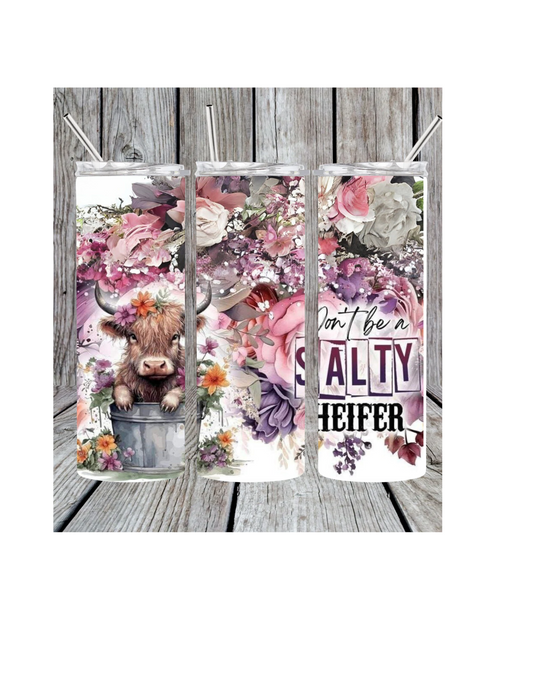 Salty heifer tumbler