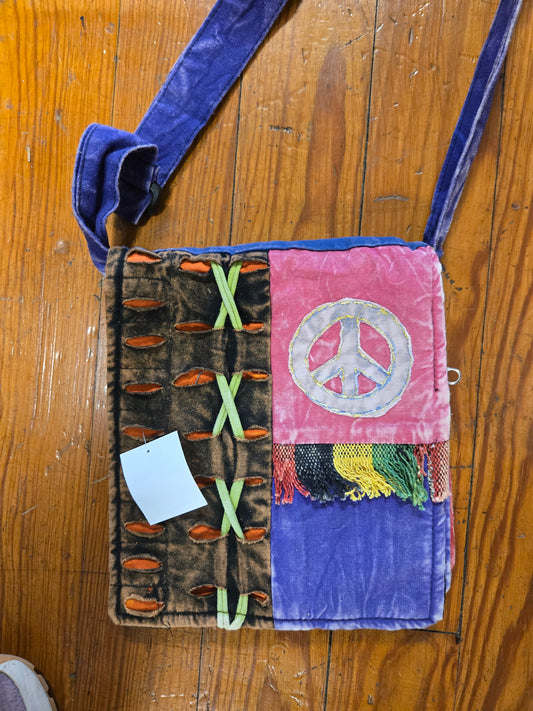 Peace sign purse