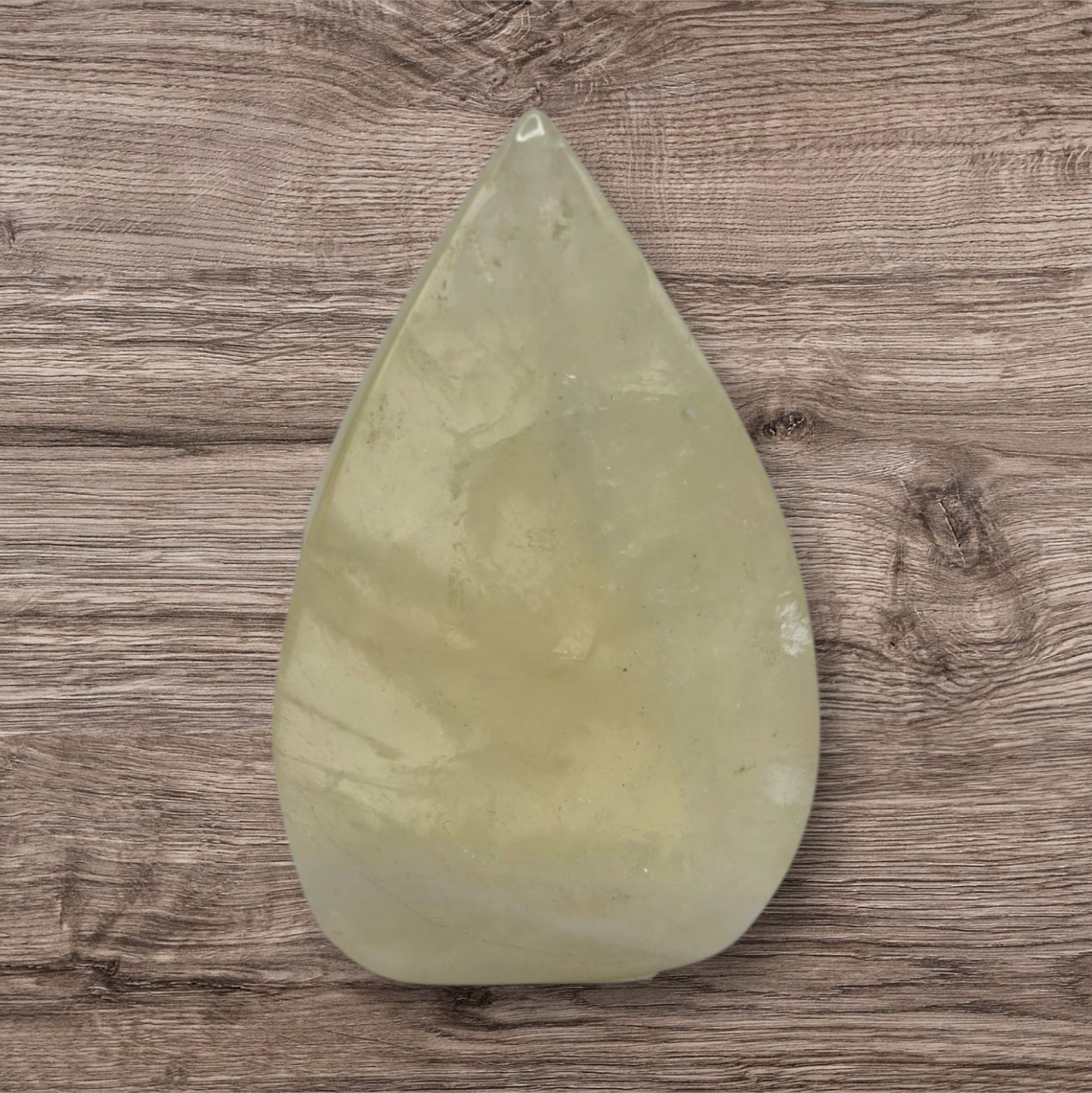 Lemon quartz teardrop