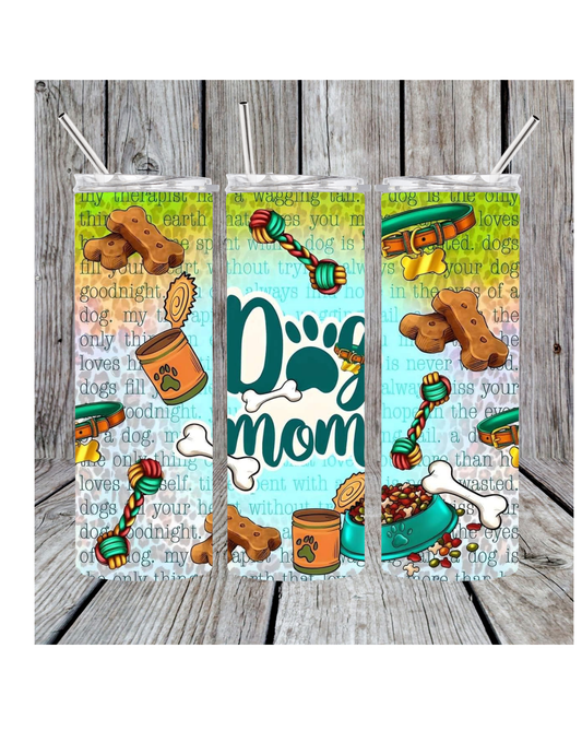 Dog mom tumbler
