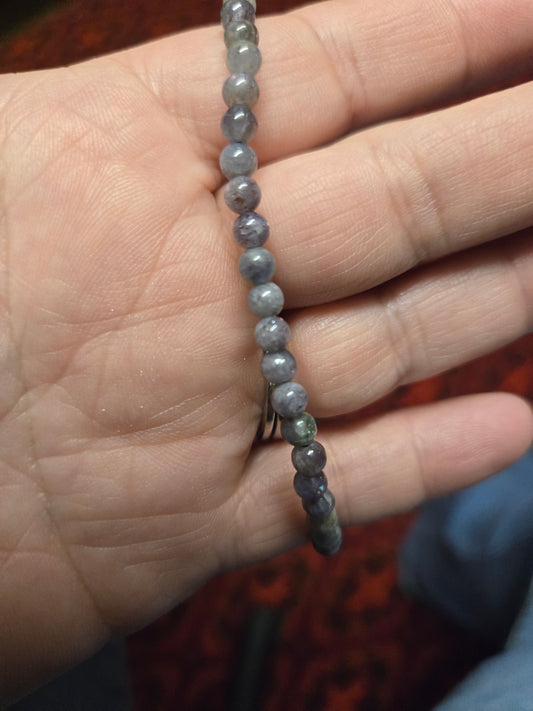 Iolite 4mm bracelet
