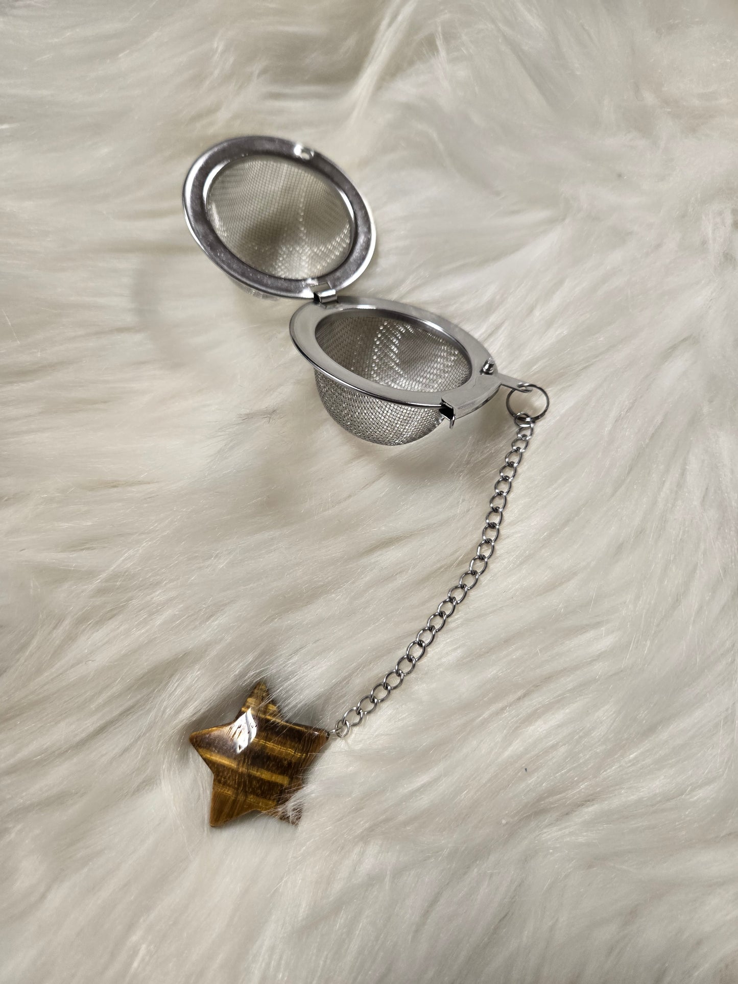 Tiger eye star tea infuser