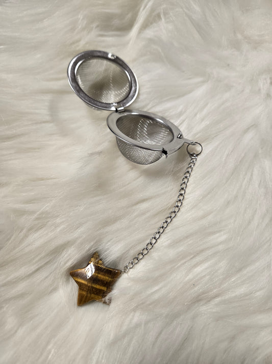 Tiger eye star tea infuser