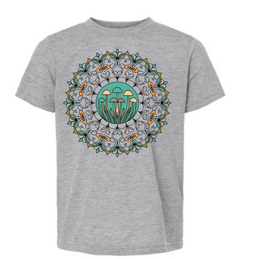 Mushroom mandala shirt