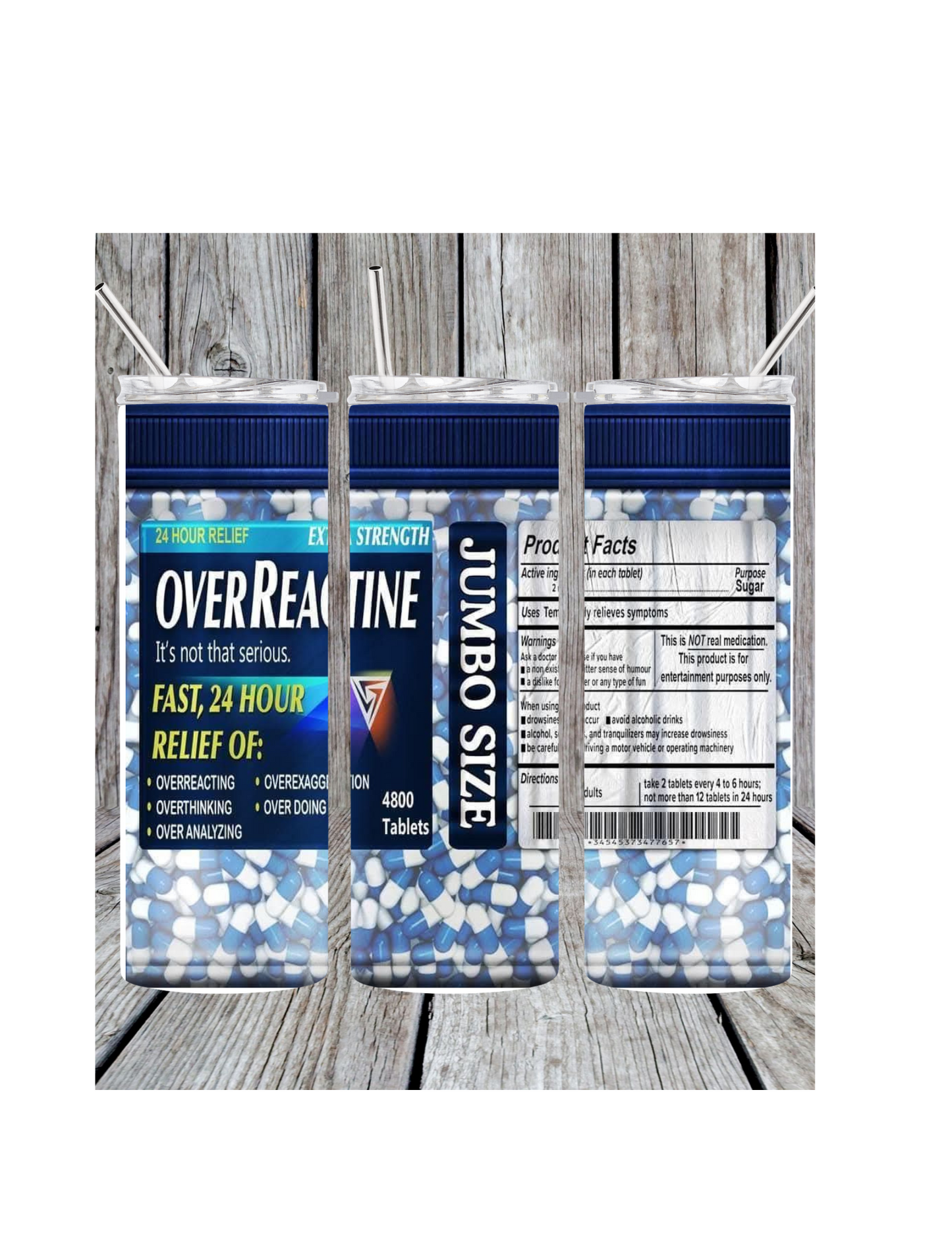 Overreactine tumbler