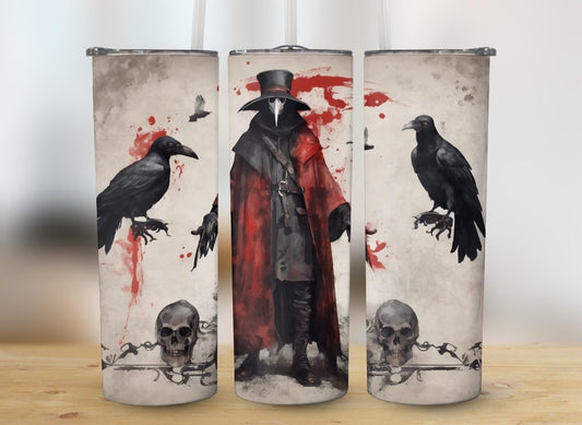Plague doctor tumbler
