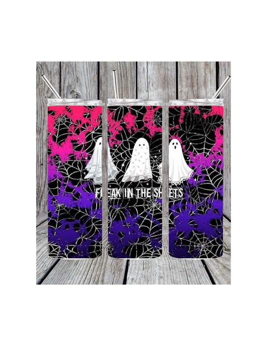 Freak in the sheets tumbler