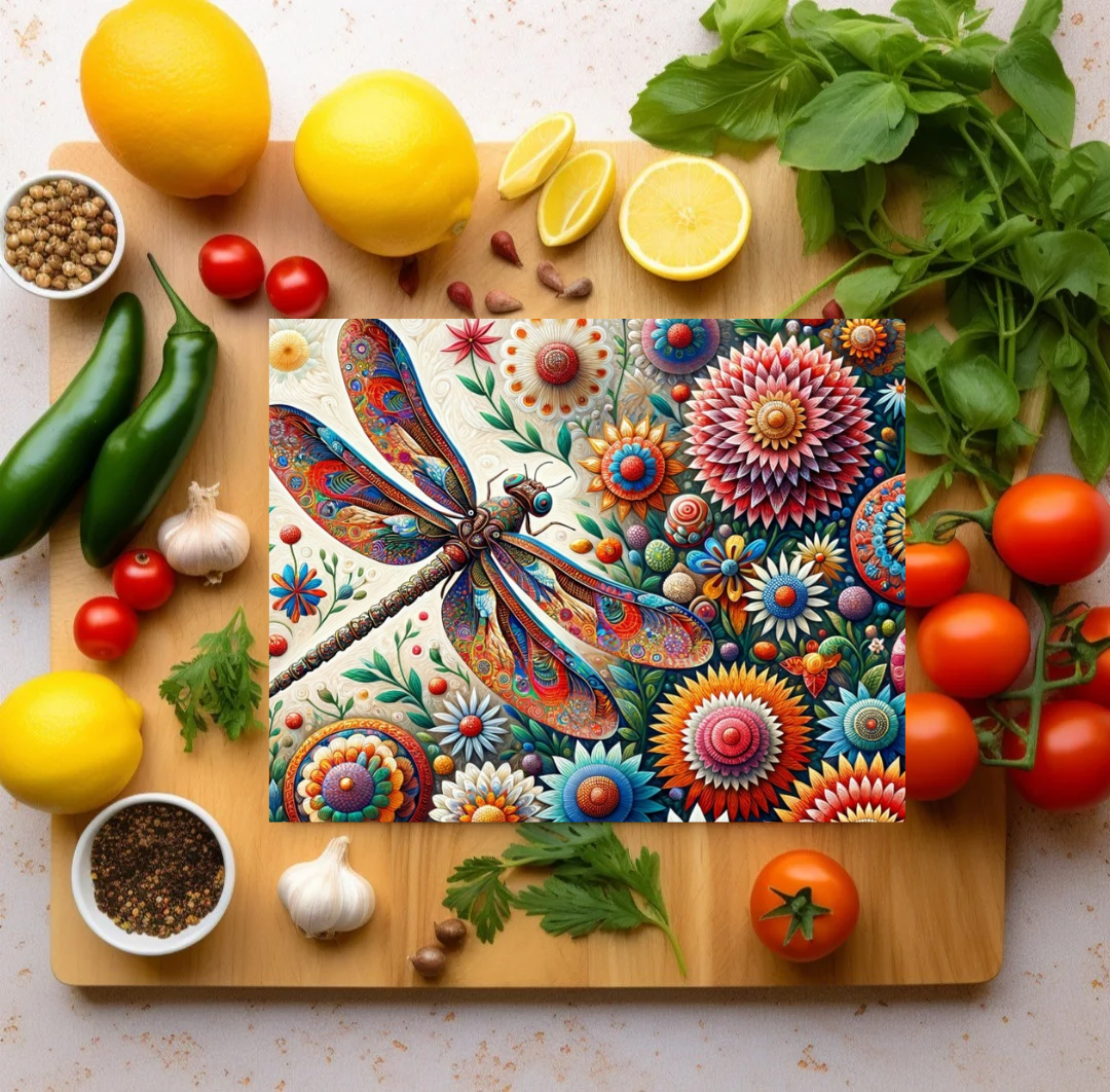 Dragonfly cutting board