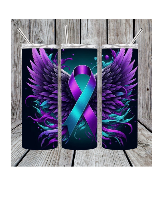 Suicide awareness tumbler