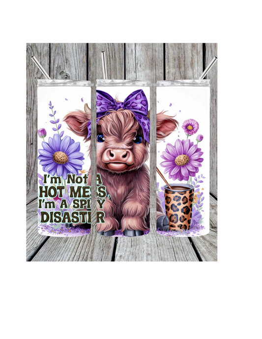 Hot mess tumbler