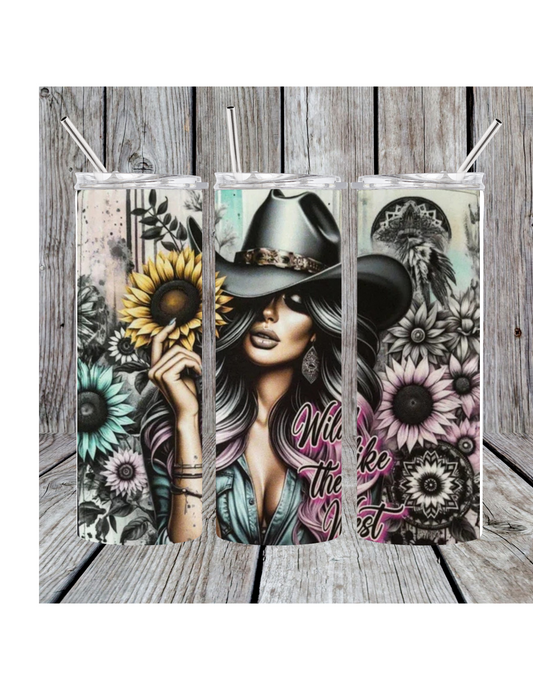 Wild like the west tumbler