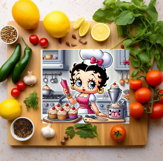 Betty boop cutting board