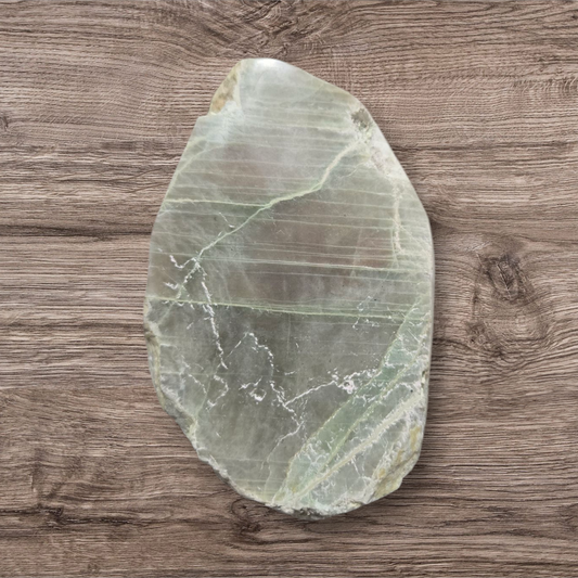 Green Moonstone slab