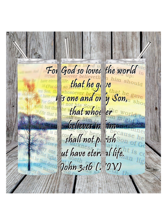 John 3:16 tumbler
