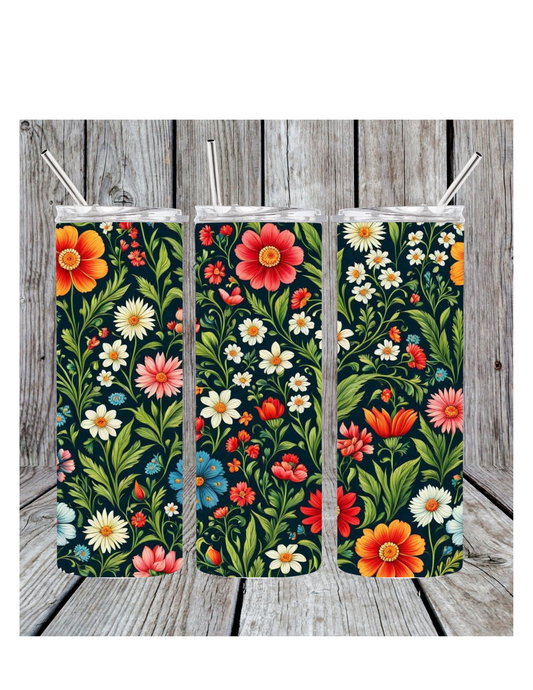 Wildflower tumbler