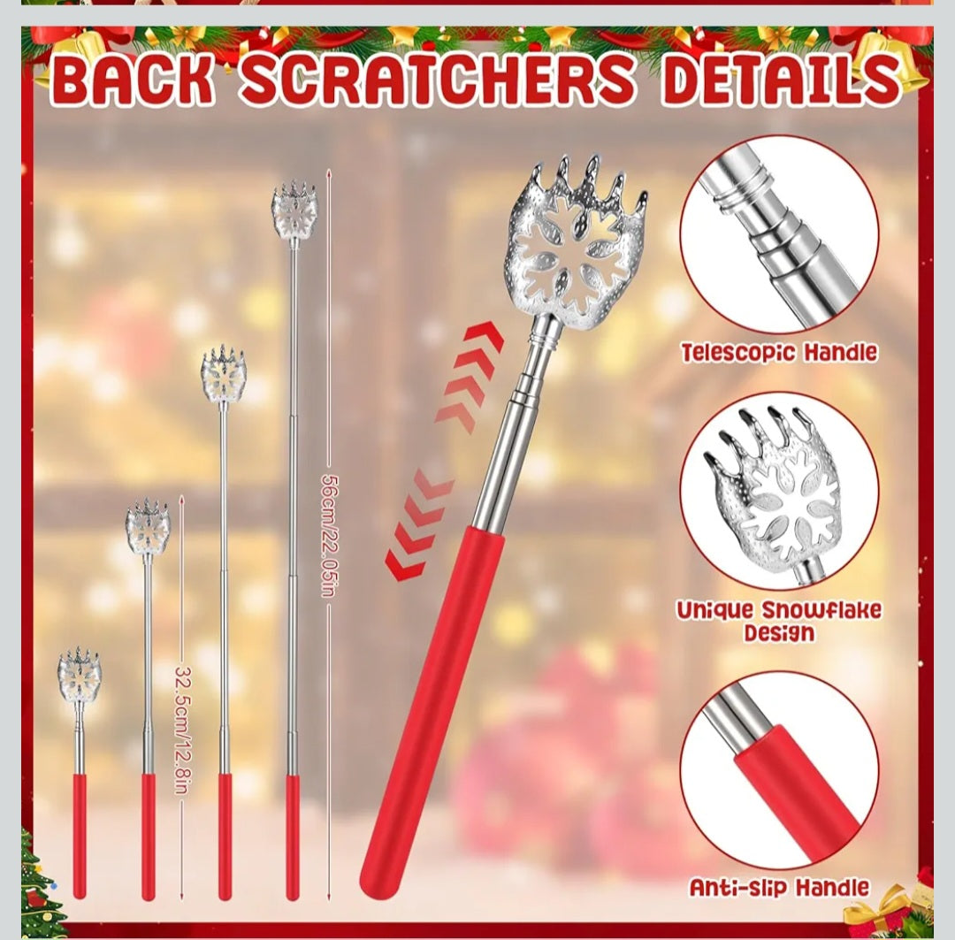 Scalp massager back scratcher gift set