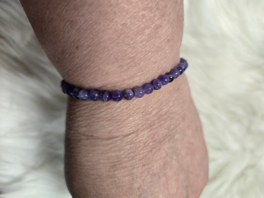 Chevron Amethyst bracelet