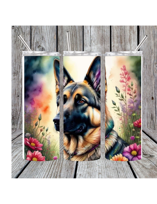 German shepherd tumbler