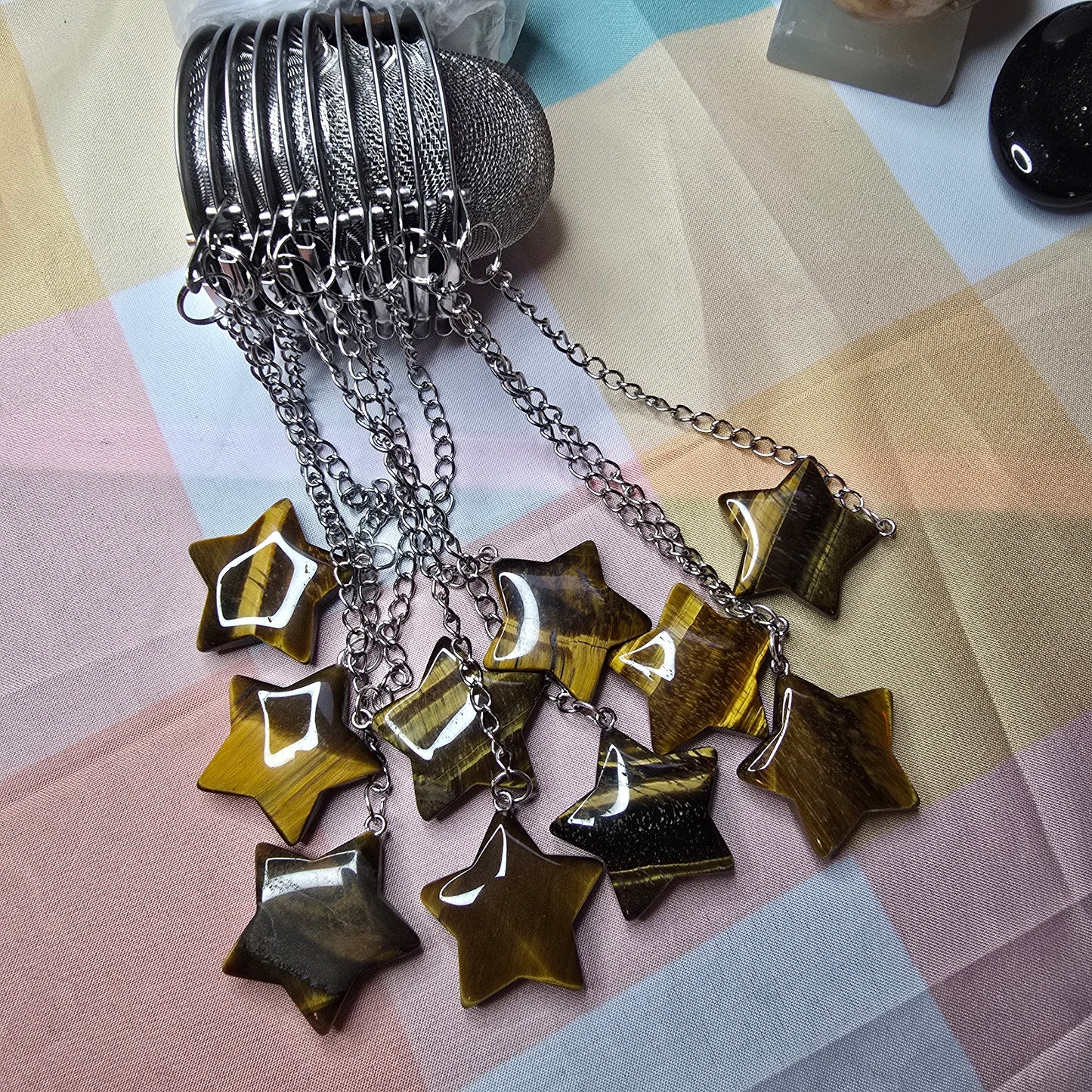 Tiger eye star tea infuser