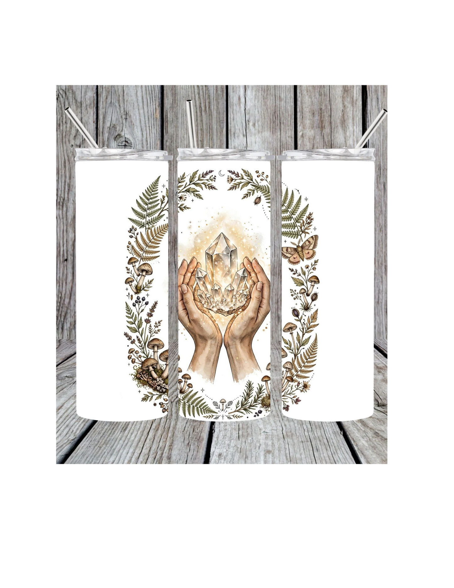 Crystal power tumbler