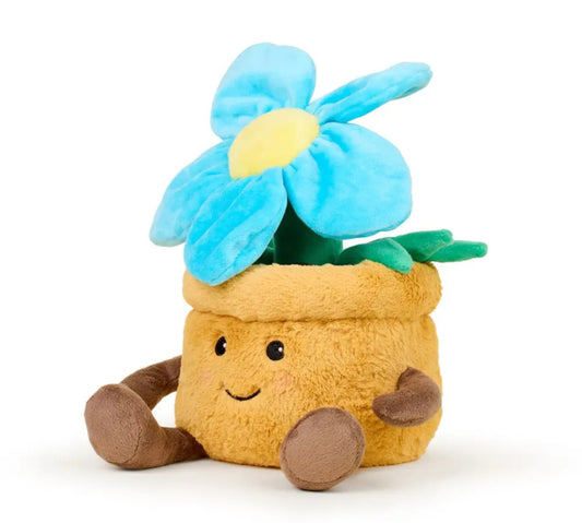 Blue flower warmie