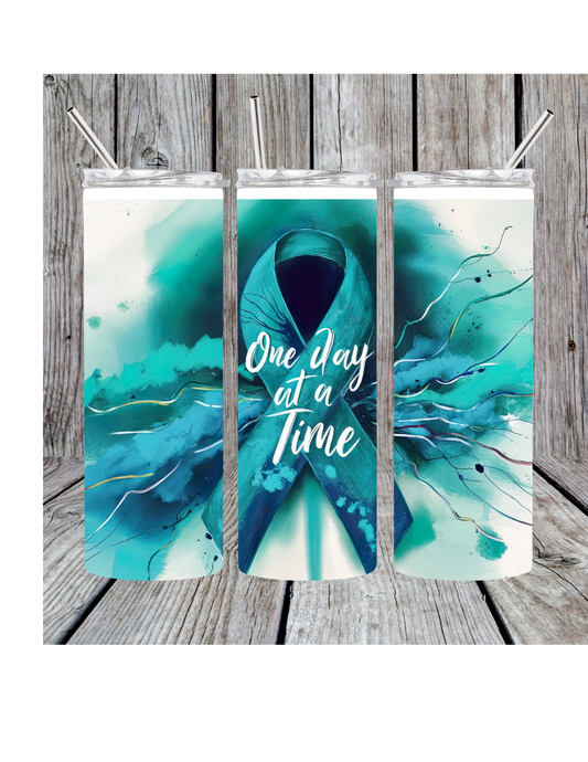 One day at a time tumbler