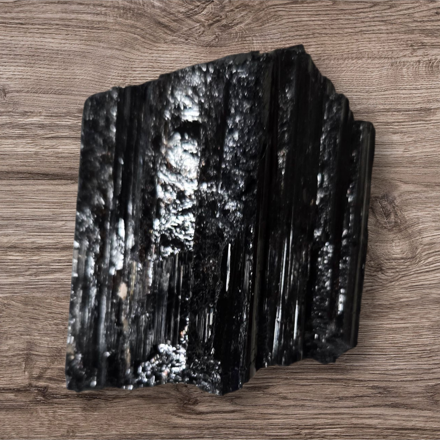Raw black tourmaline