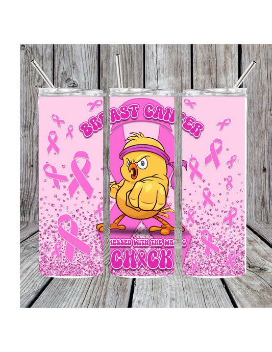 Breast cancer tumbler