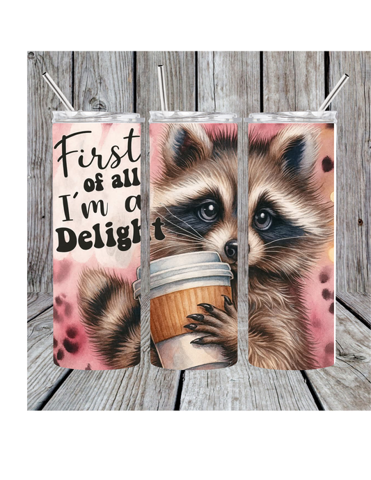 Raccon tumbler