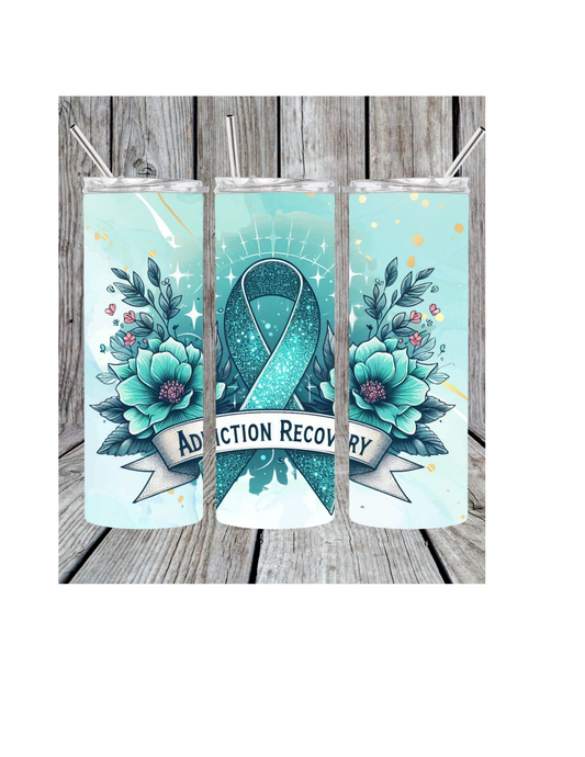 Addiction recovery tumbler