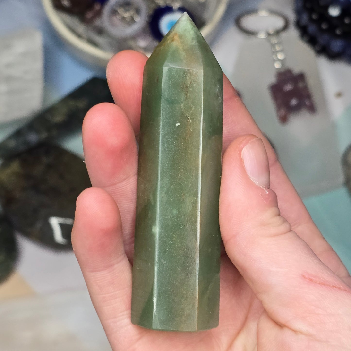 Green Aventurine Crystal Tower