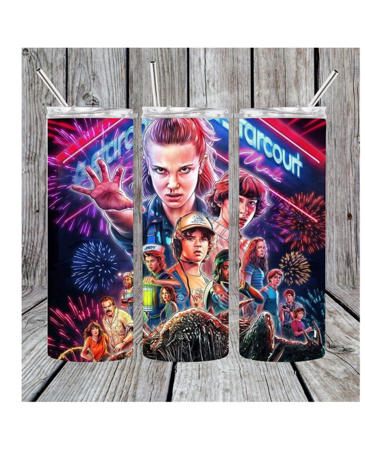 Stranger things tumbler