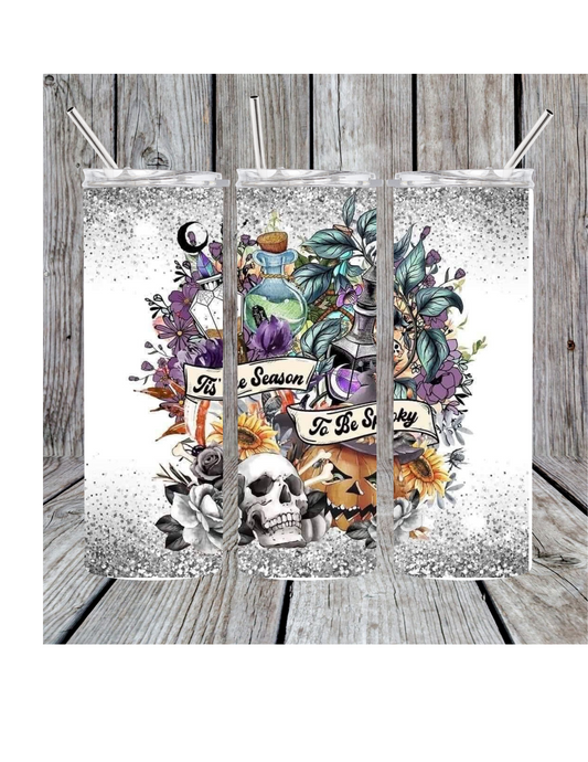 Tis season to be spooky tumbler