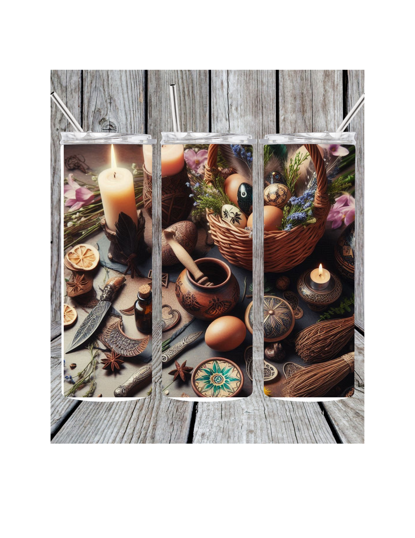 Spring equinox tumbler