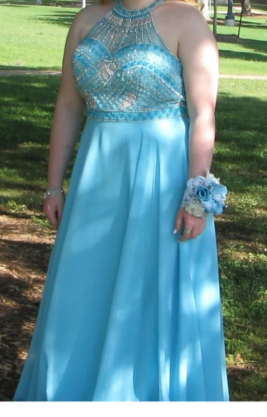 2pc long dress