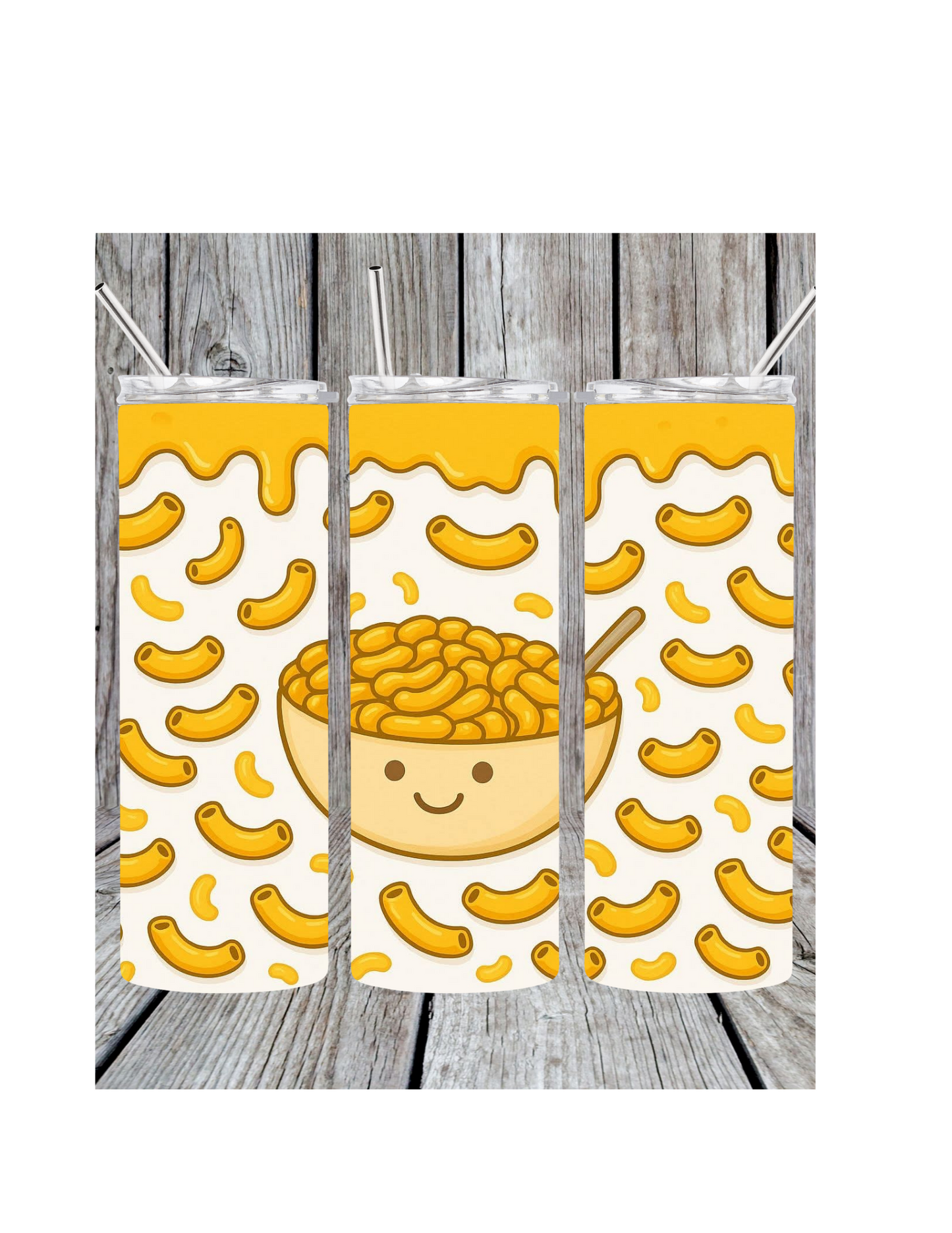 Mac and cheese tumbler