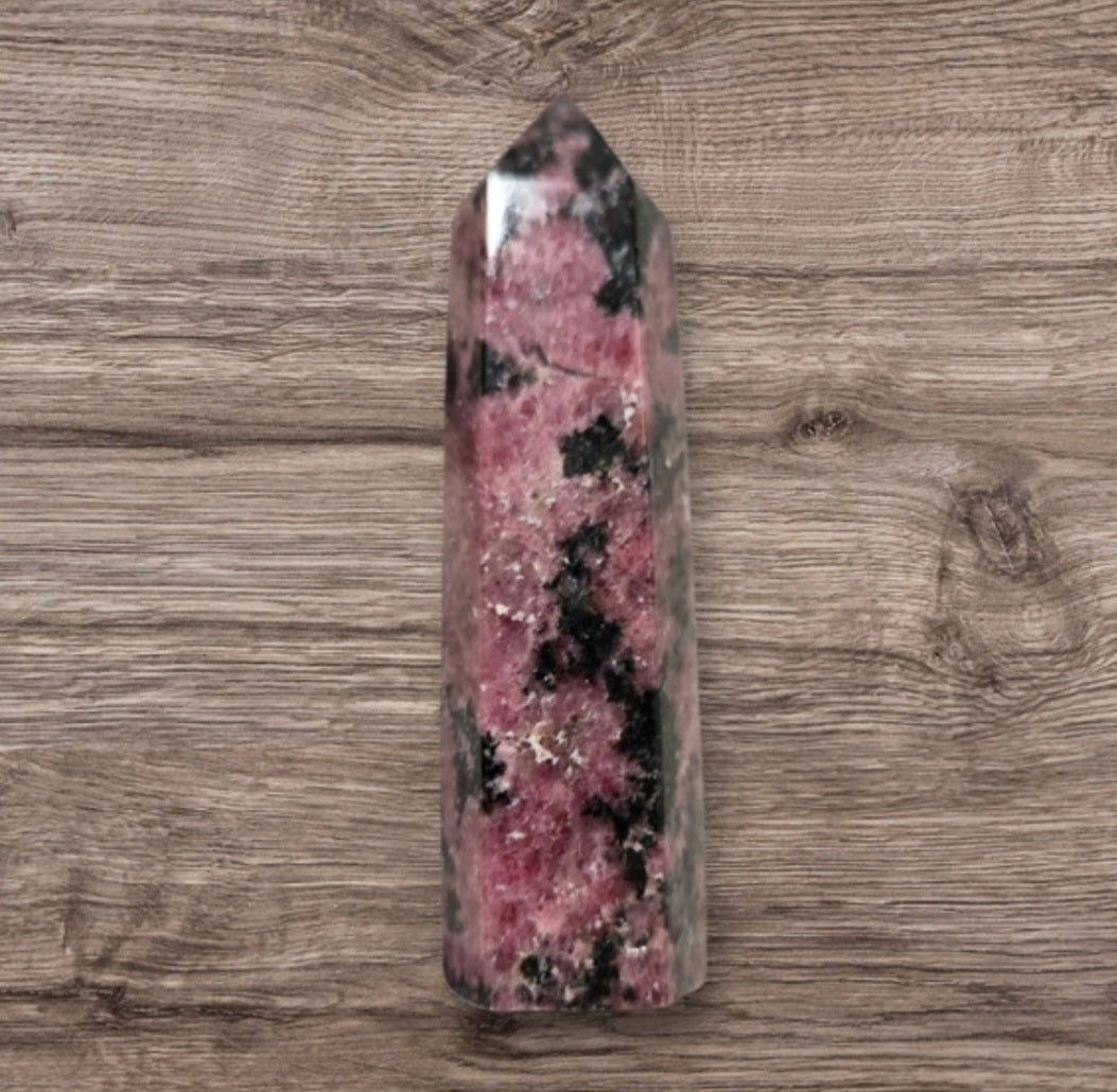 Rhodonite tower
