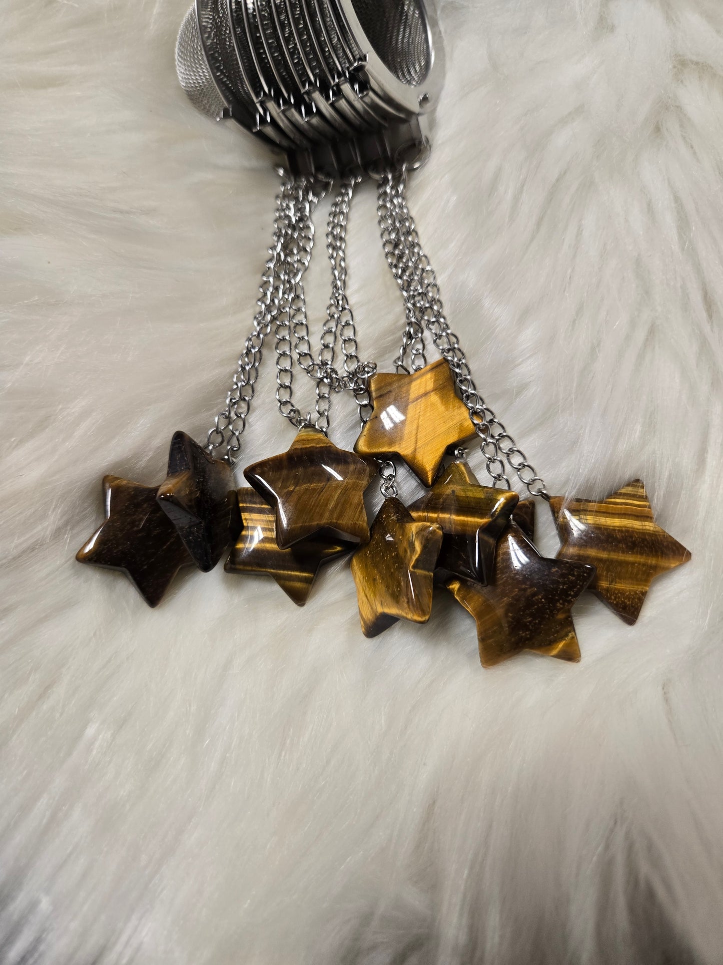 Tiger eye star tea infuser